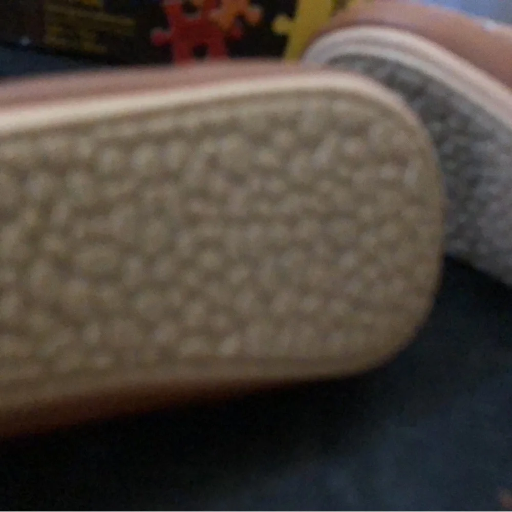 Brown Kids Leather-Look Buckle Loafers